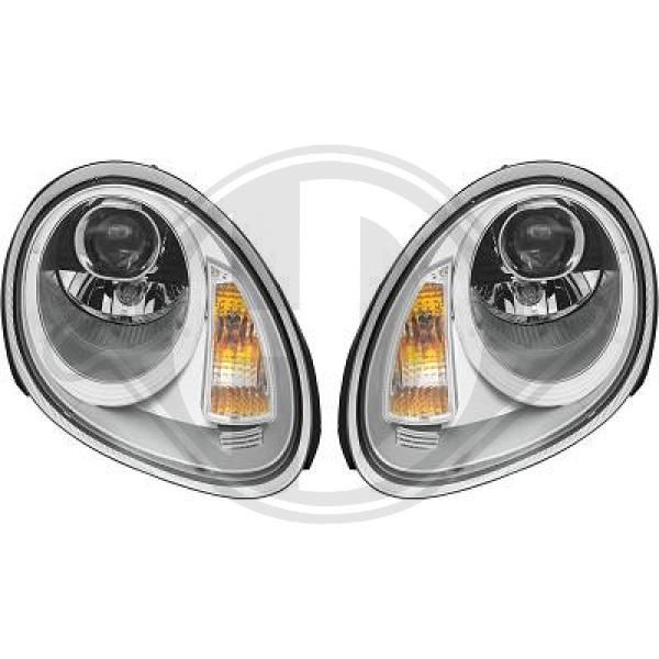 Porsche Lighting parts - Headlight Set DIEDERICHS 2002585