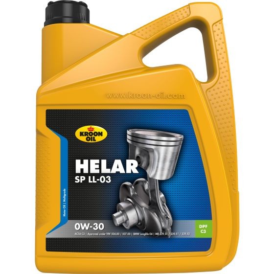 Buy Engine oil KROON OIL petrol 20027 Helar, SP LL-03 0W-30, 5l, Full Synthetic Oil