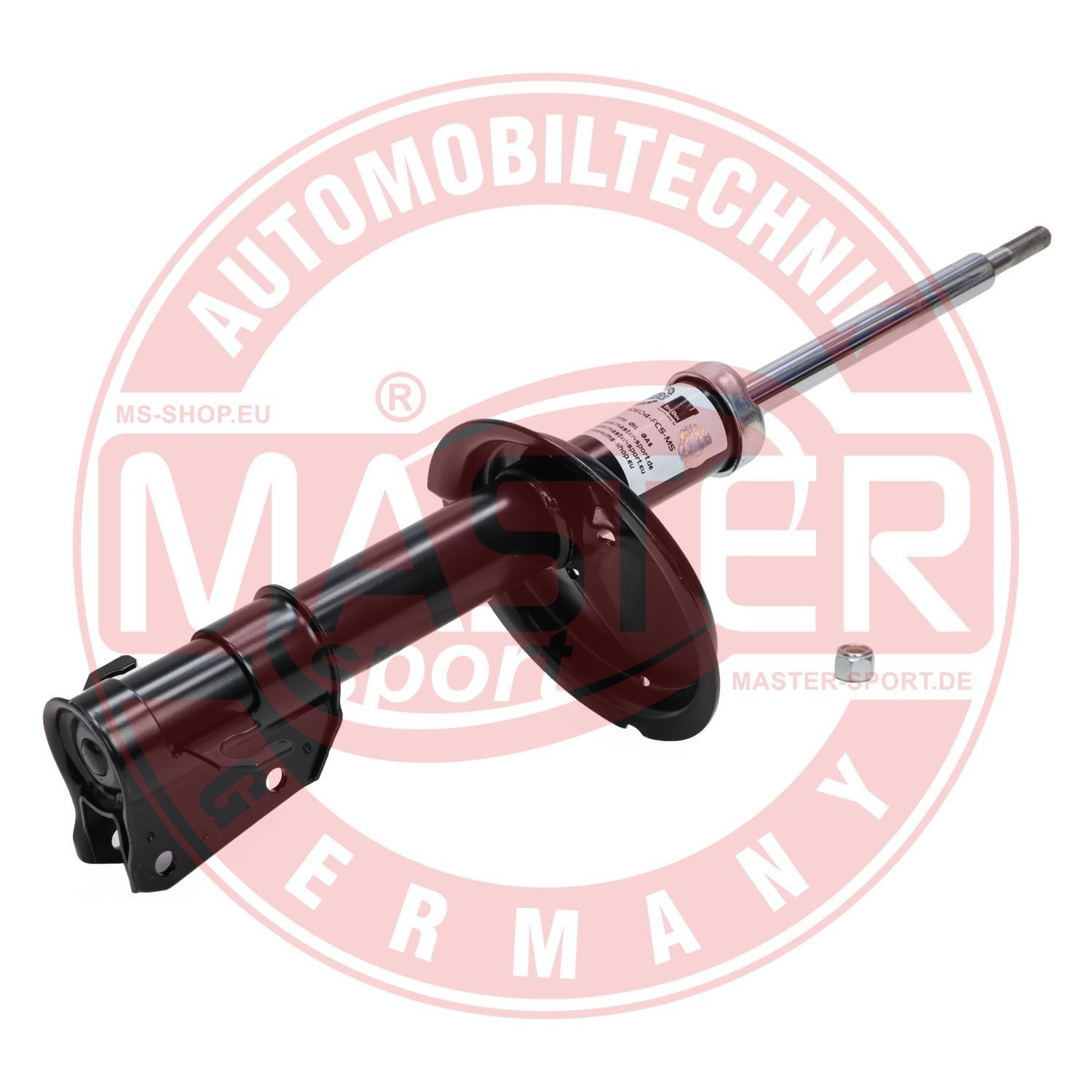 MASTER-SPORT 162006041 Shock absorber Front Axle, Gas Pressure, Twin-Tube, Suspension Strut, Top pin