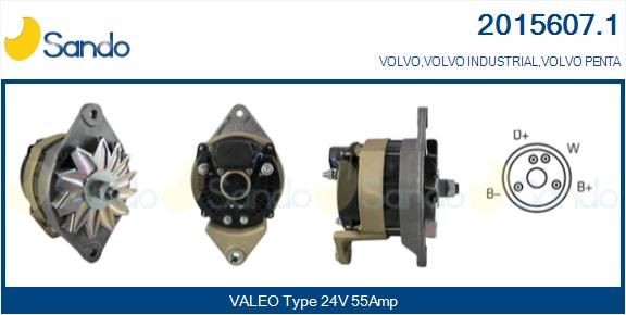 SANDO 2015607.1 Lichtmaschine für VOLVO FL 12 LKW in Original Qualität