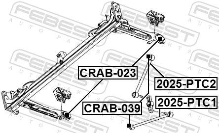 2025PTC2 Track control arm FEBEST 2025-PTC2 review and test