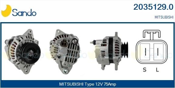 2035129.0 SANDO Lichtmaschine für MITSUBISHI online bestellen