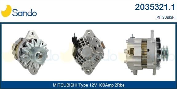 2035321.1 SANDO Lichtmaschine für MITSUBISHI online bestellen