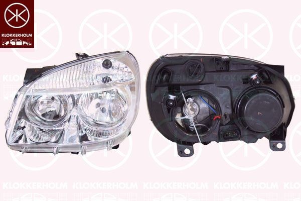 KLOKKERHOLM 20420155 Headlight 51755051