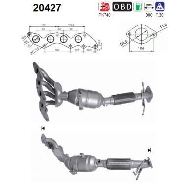 AS 20427 VOLVO Catalysts