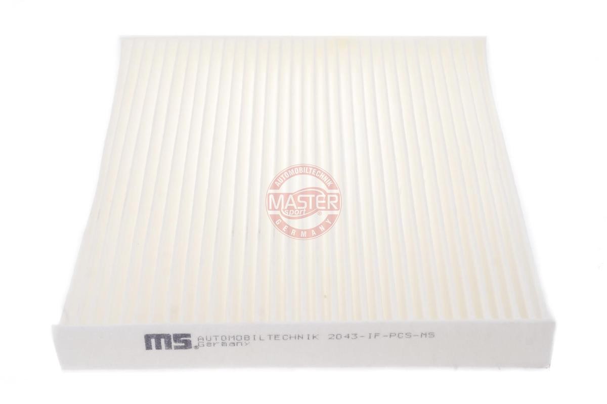 MASTER-SPORT 2043-IF-PCS-MS Pollen filter Particulate Filter, 197 mm x 216 mm x 25 mm