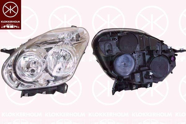 KLOKKERHOLM 20430121A1 Headlight 51810672