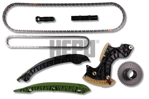 HEPU 21-0326 Timing chain kit with crankshaft gear, Silent Chain, Closed chain
