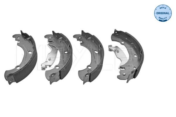 MEYLE 214 533 0003 Brake Shoe Set Rear Axle, Ø: 203 x 38 mm, with spring, with lever, ORIGINAL Quality