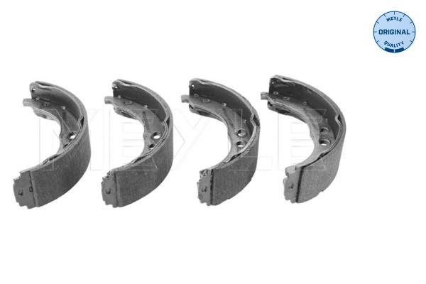 214 533 0017 MEYLE Parking brake shoes CHEVROLET Rear Axle, ORIGINAL Quality, without spring