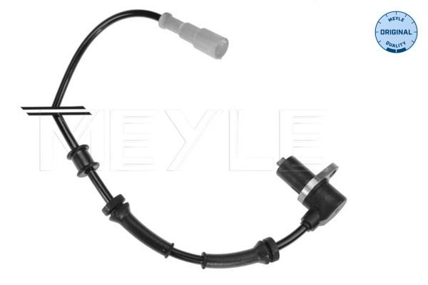 214 800 0005 MEYLE Wheel speed sensor LAND ROVER Front Axle, Front axle both sides, ORIGINAL Quality, Passive sensor, 2-pin connector, 1000mm