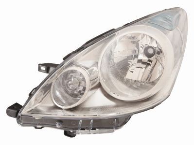 ABAKUS 215-11D4L-LD-EM Headlight Left, H4, Crystal clear, P43t