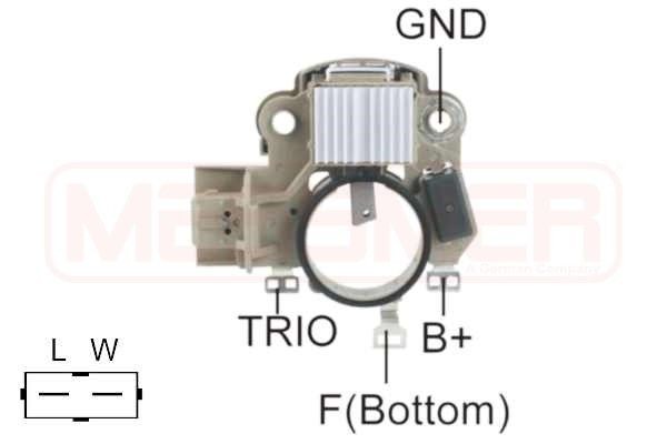 Original MESSMER Alternator voltage regulator 215559 for FORD TRANSIT