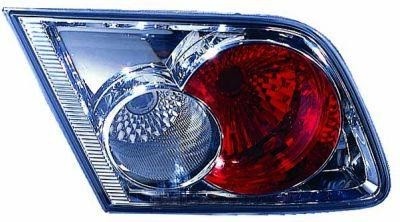 ABAKUS Left, Inner Section, P21/5W, PY21W, chrome, red, without bulb holder, without bulb Housing Colour: chrome, Colour: red Tail light 216-1303L-UE buy