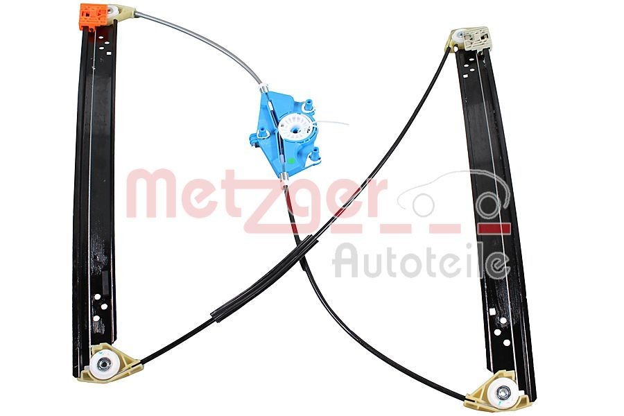 METZGER 2160342 Window regulator Right Front, Operating Mode: Electric, without electric motor