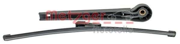 METZGER 2190311 Wiper Arm, windscreen washer Rear, with cap, with integrated wiper blade
