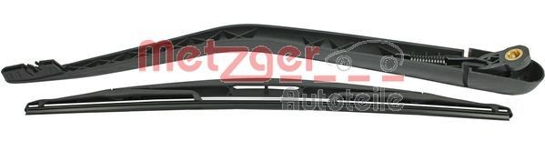 METZGER 2190359 Bras d'essuie-glace nettoyage des vitres arrière, avec balai d'essuie-glace intégré, avec cache