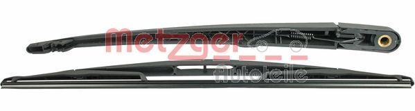 2190366 Wiper Arm, windscreen washer 2190366 METZGER Rear, with integrated wiper blade, with cap