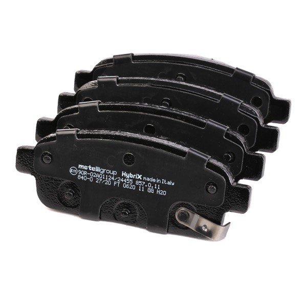 2208400 Disc brake pads METELLI 25097 review and test