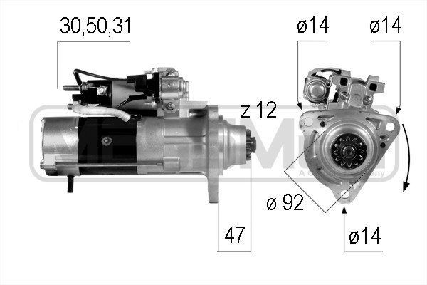 ERA 220563 Starter motor M9T62171
