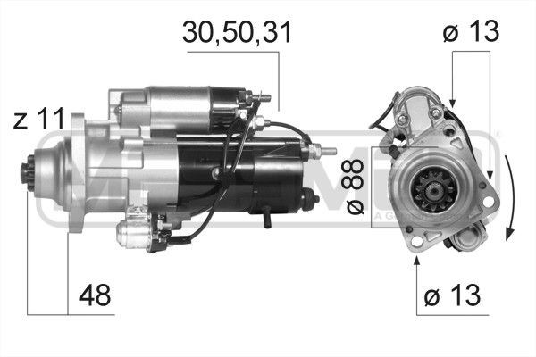 ERA 220565 Starter motor M009T65479