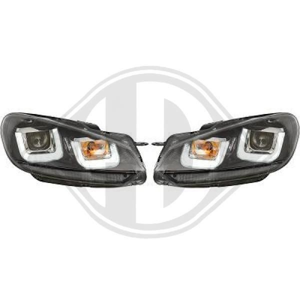 DIEDERICHS Headlight assembly LED and Xenon VW Golf VI Variant (AJ5) new 2215985