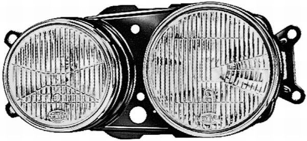 E1 14464/1 HELLA Right, T4W, H4/H1, H4, H1, Dual Headlight, Halogen, 12V, with low beam, with position light, for right-hand traffic, ECE Left-hand/Right-hand Traffic: for right-hand traffic, Vehicle Equipment: for vehicles with headlight levelling Front lights 1D6 003 990-021 buy