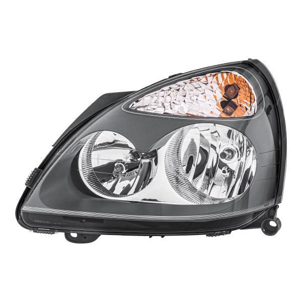 HELLA 1DB 008 461-731 Headlight Left, W5W, H7/H1, PY21W, H7, H1, Halogen, 12V, white, with high beam, with position light, with indicator, for right-hand traffic, with bulbs, without motor for headlamp levelling