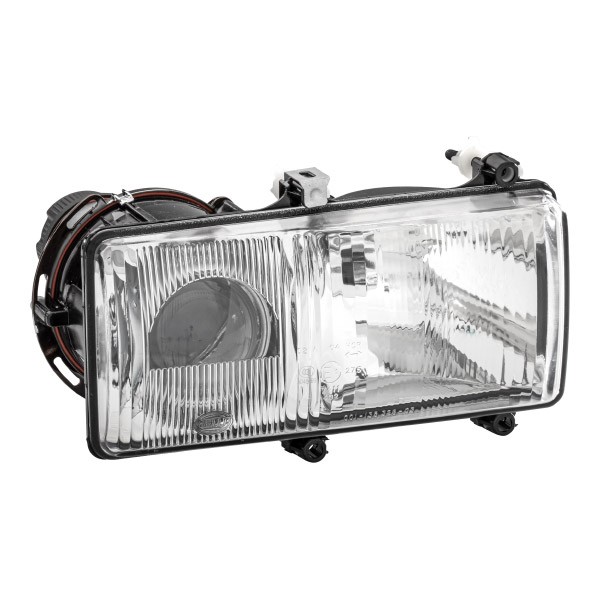 HELLA 1DL 007 739-021 Headlight Right, H1, T4W, Halogen, DE, 24V, with position light, with high beam, with low beam, for right-hand traffic