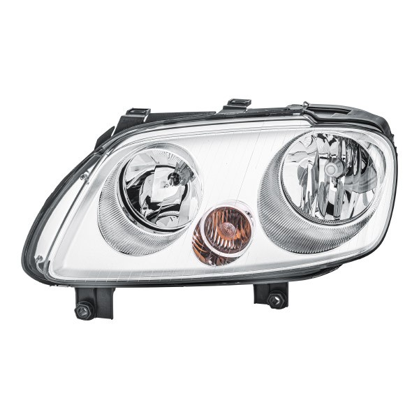 HELLA 1EE 010 203-011 Headlight Left, H7/H1, PY21W, W5W, H7, H1, Halogen, 12V, with low beam, with high beam, with indicator, for right-hand traffic, with bulbs, with motor for headlamp levelling