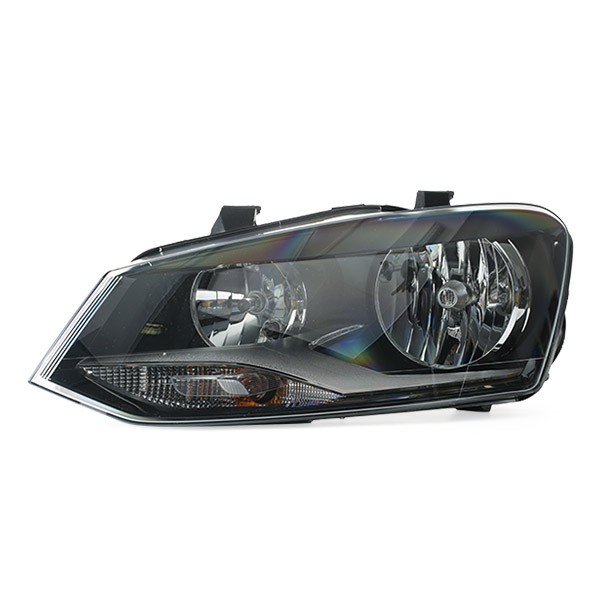1EE247051-011 Front headlight 1EE247051-011 HELLA Left, H7/H7, PY21W, W5W, Halogen, 12V, with high beam, with position light, with low beam, with indicator, for right-hand traffic, with bulbs, with motor for headlamp levelling
