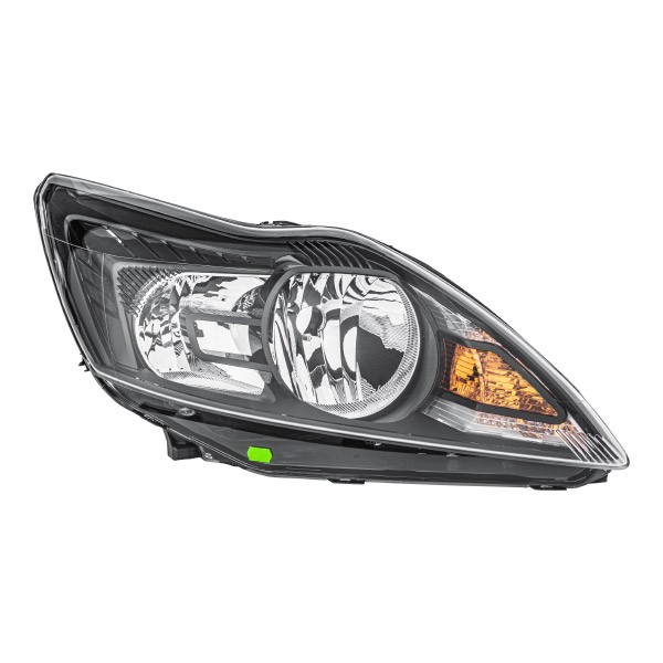 HELLA 1EE 354 257-041 Headlight Right, H7/H1, PY21W, W5W, H7, H1, 12V, without cornering light, with indicator, with low beam, with position light, with high beam, for right-hand traffic, without bulbs, with motor for headlamp levelling