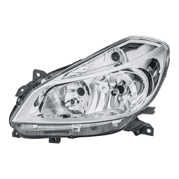 HELLA 1EE 354 536-011 Headlight Left, W5W, H7/H7, PY21W, Halogen, 12V, with position light, with low beam, without cornering light, with high beam, with indicator, for right-hand traffic, without motor for headlamp levelling, without bulbs