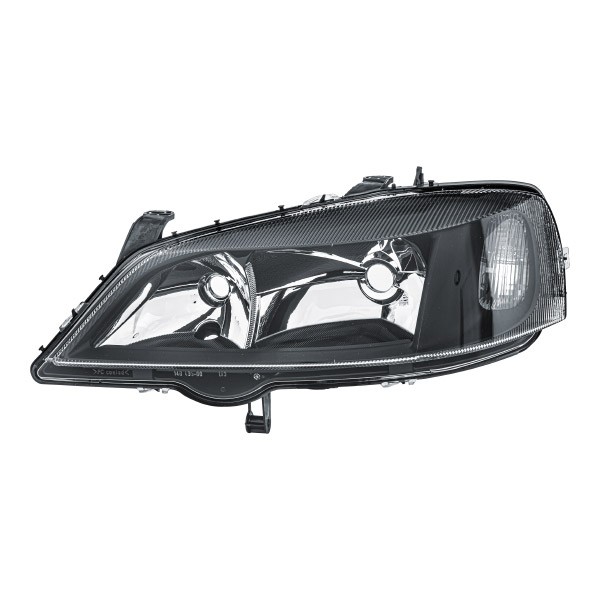 HELLA 1EG 007 640-351 Headlight Left, PY21W, H7/HB3, W5W, H7, HB3, Halogen, 12V, black, white, with indicator, with low beam, with high beam, with position light, for right-hand traffic, without motor for headlamp levelling, without bulbs