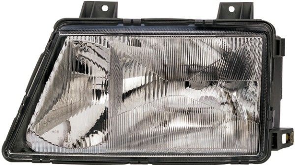 HELLA 1EH 006 900-051 Headlight Left, W5W, H1/H1/H1, Halogen, 12V, with front fog light, with position light, with high beam, with low beam, for right-hand traffic, with bulbs, with motor for headlamp levelling, without direction indicator