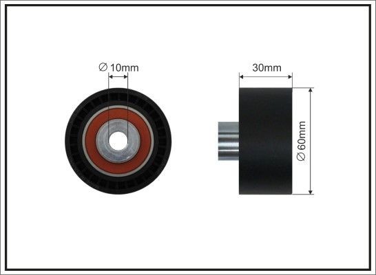 CAFFARO 23-57 Timing belt deflection pulley 830.51
