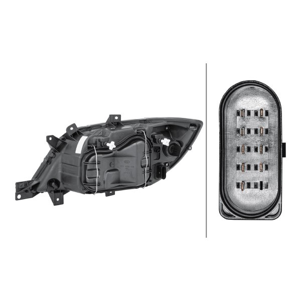 1EH246047021 Headlight assembly HELLA 1EH 246 047-021 review and test