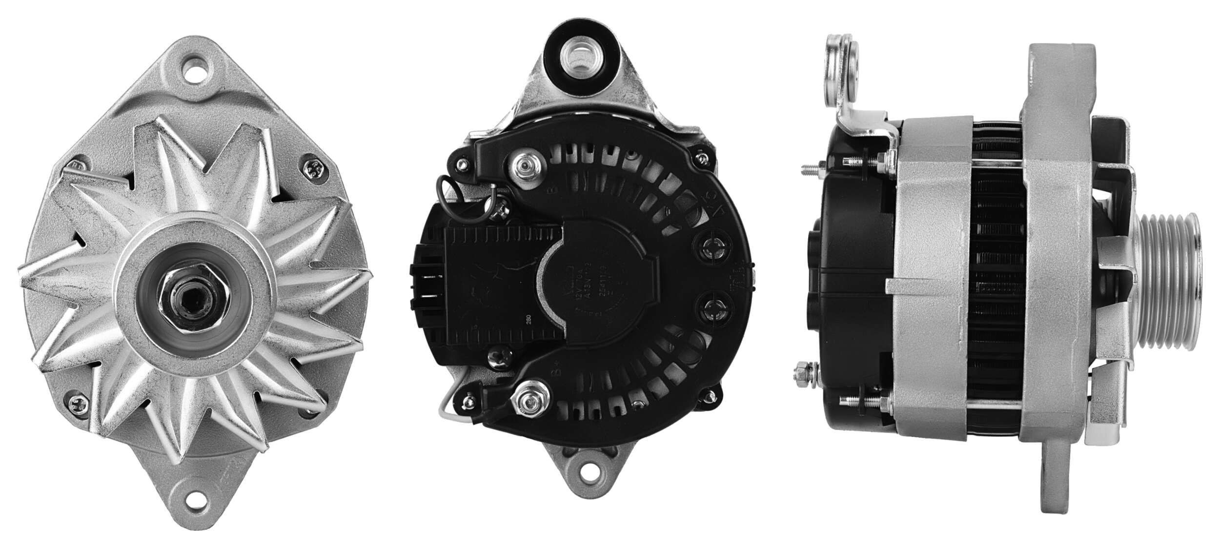 DRI 14V, 70A, M6 B+, L-EX Plug 3, 0003, Ø 53 mm Number of ribs: 6 Generator 230121752 buy