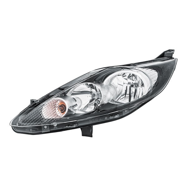 HELLA 1EJ 247 045-311 Headlight Left, W5W, PY21W, H7/H1, H7, H1, Halogen, FF, 12V, with high beam, with indicator, with low beam, for right-hand traffic, with bulbs, with motor for headlamp levelling
