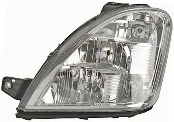 HELLA 1EJ 354 379-011 Headlight Left, W5W, PY21W, H7/H1/H1, Halogen, 12V, with indicator, with front fog light, with low beam, with position light, with high beam, for right-hand traffic, without bulbs, with motor for headlamp levelling