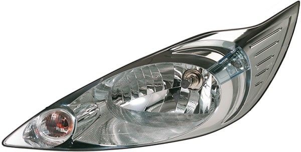 HELLA Right, W5W, H4, PY21W, Halogen, 12V, with high beam, with position light, with indicator, with low beam, for right-hand traffic, with bulbs, with motor for headlamp levelling Left-hand/Right-hand Traffic: for right-hand traffic Front lights 1EJ 354 381-021 buy