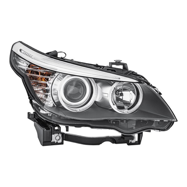 HELLA Front headlights LED and Xenon BMW 5 Saloon (E60) new 1EL 009 449-021