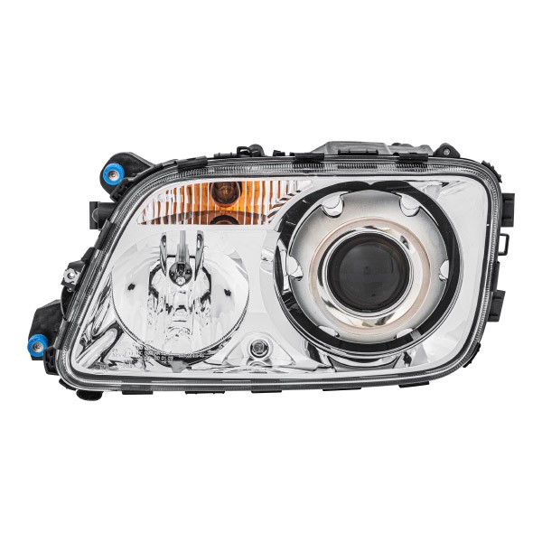 HELLA 1EL 009 513-211 Headlight Left, PY21W, W5W, D1S/H1, D1S, H1, Bi-Xenon, 24V, with high beam, with position light, with indicator, with low beam, for right-hand traffic, with ballast, with glow discharge lamp, with bulbs, without masking frame