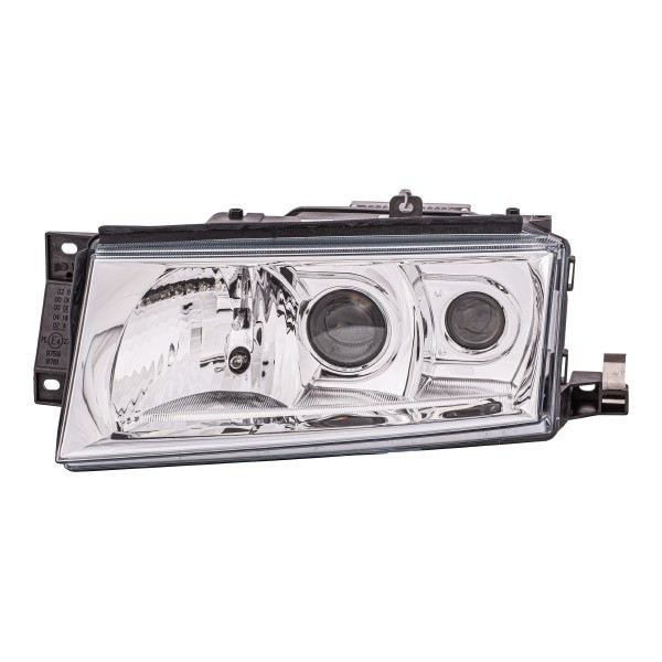 E4 9759 HELLA Left, D2S/H1/H3, W5W, D2S, H1, H3, Xenon, 12V, with low beam, with position light, with high beam, with front fog light, for right-hand traffic, with bulbs, with ballast, with motor for headlamp levelling, without glow discharge lamp Left-hand/Right-hand Traffic: for right-hand traffic, Vehicle Equipment: for vehicles with headlight levelling Front lights 1EL 010 202-091 buy