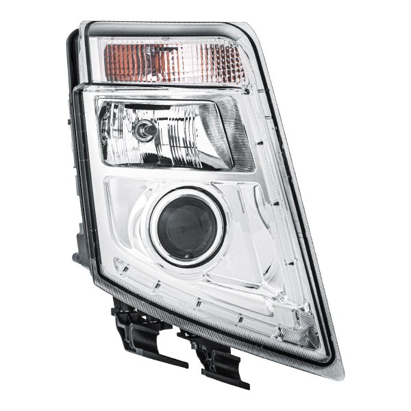 E1 2583 HELLA Right, H7/H7, LED, PY21W, DE, Halogen, 24V, with position light (LED), with indicator, with high beam, with low beam, for right-hand traffic, with bulbs Left-hand/Right-hand Traffic: for right-hand traffic, Vehicle Equipment: for vehicles without leveling control, for vehicles with headlight levelling Front lights 1EL 010 478-121 buy