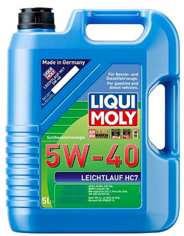 Engine oil LIQUI MOLY 5W-40, 5l longlife 2309
