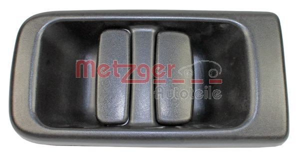2310636 METZGER Manecilla de puerta exterior, negro ▷ AUTODOC precio y  opinión