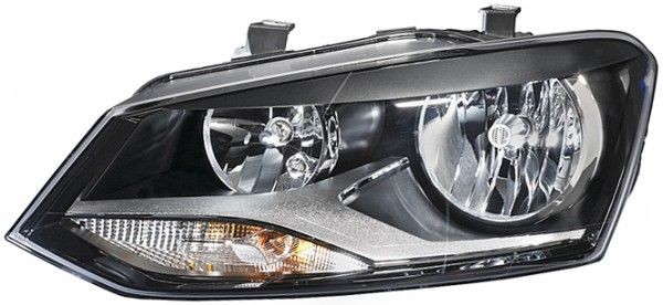 Headlight 1LE 247 051-031 VW Polo 5 Saloon 1.2TDI 75hp 55kW MY 2013