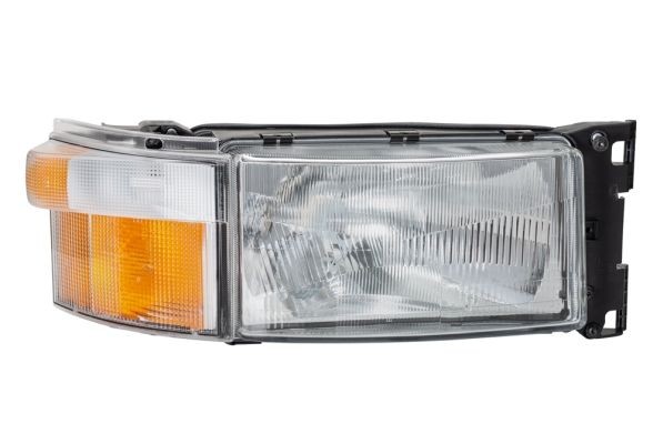 E1 114 HELLA Right, P21W, H4, R10W, Halogen, 24V, with high beam, with low beam, with position light, with indicator, for left-hand traffic, without bulbs Left-hand/Right-hand Traffic: for left-hand traffic Front lights 1LG 007 150-121 buy