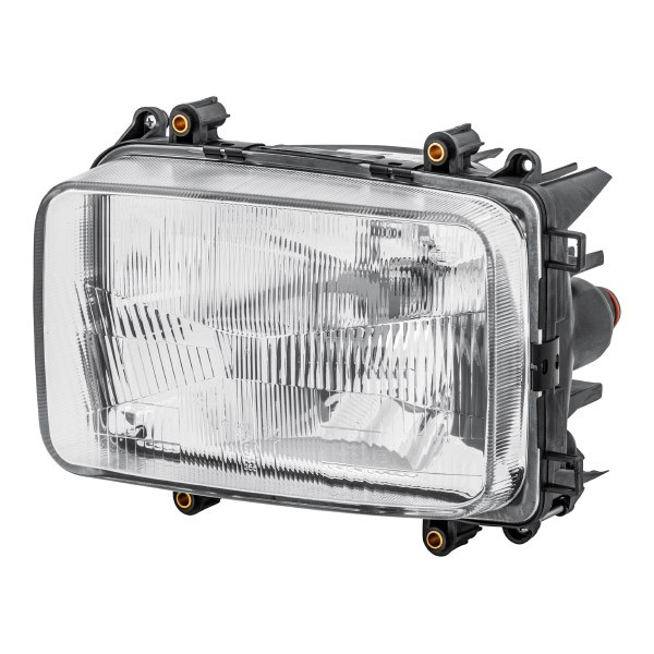 E1 356 HELLA Left, H4, W5W, Halogen, 24V, with position light, with high beam, with low beam, for left-hand traffic, with bulbs Left-hand/Right-hand Traffic: for left-hand traffic Front lights 1LG 007 660-031 buy